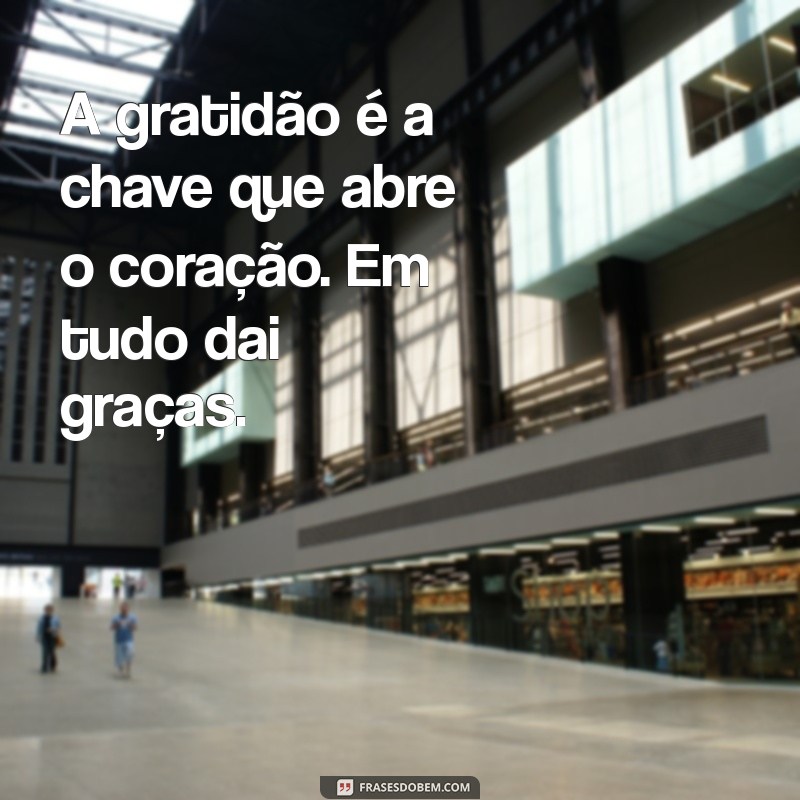 Frases Inspiradoras: A Importância de Agradecer em Todas as Situações 