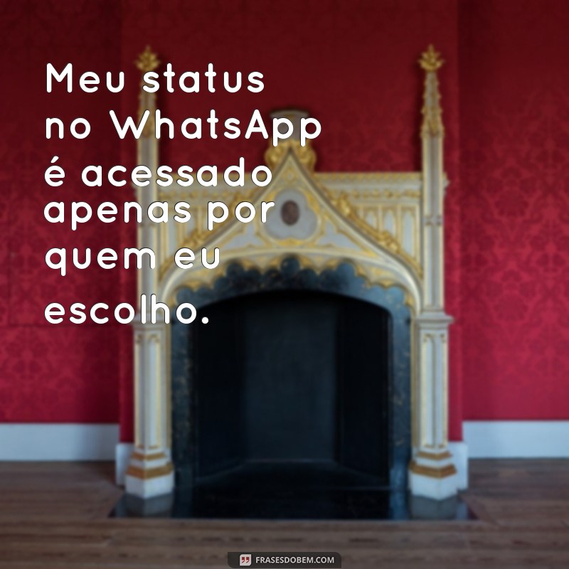 Como Controlar Quem Pode Ver Seu Status no WhatsApp 