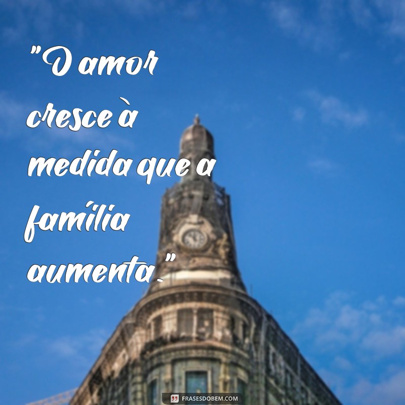 família crescendo frases 