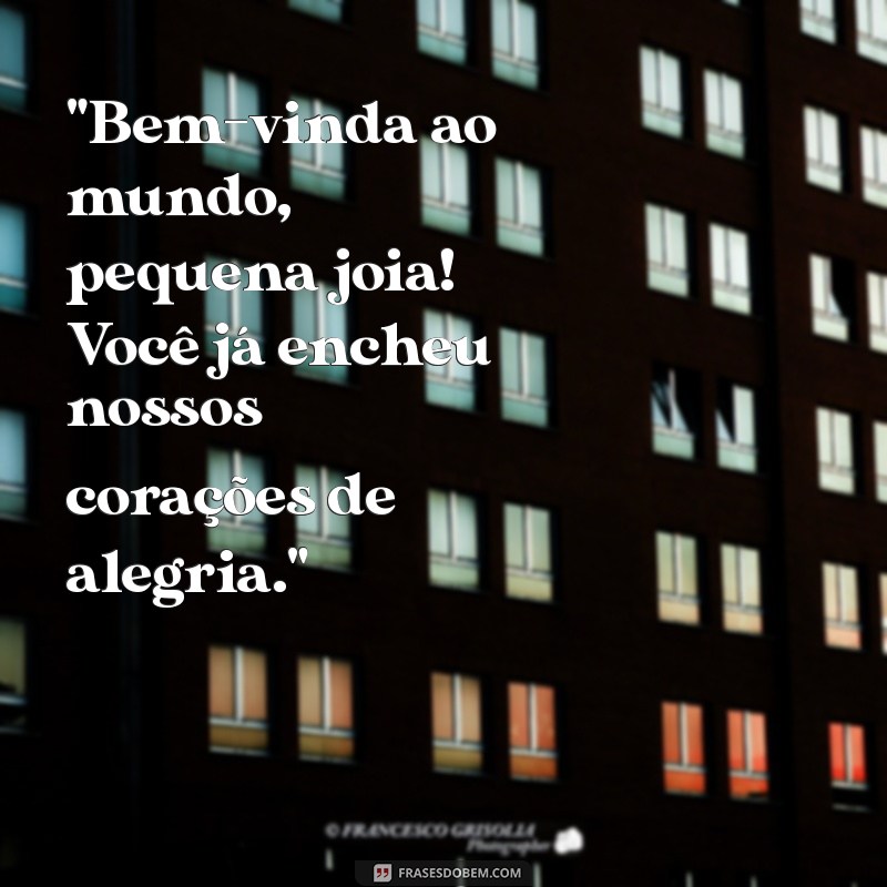 frases para sobrinha que nasceu 