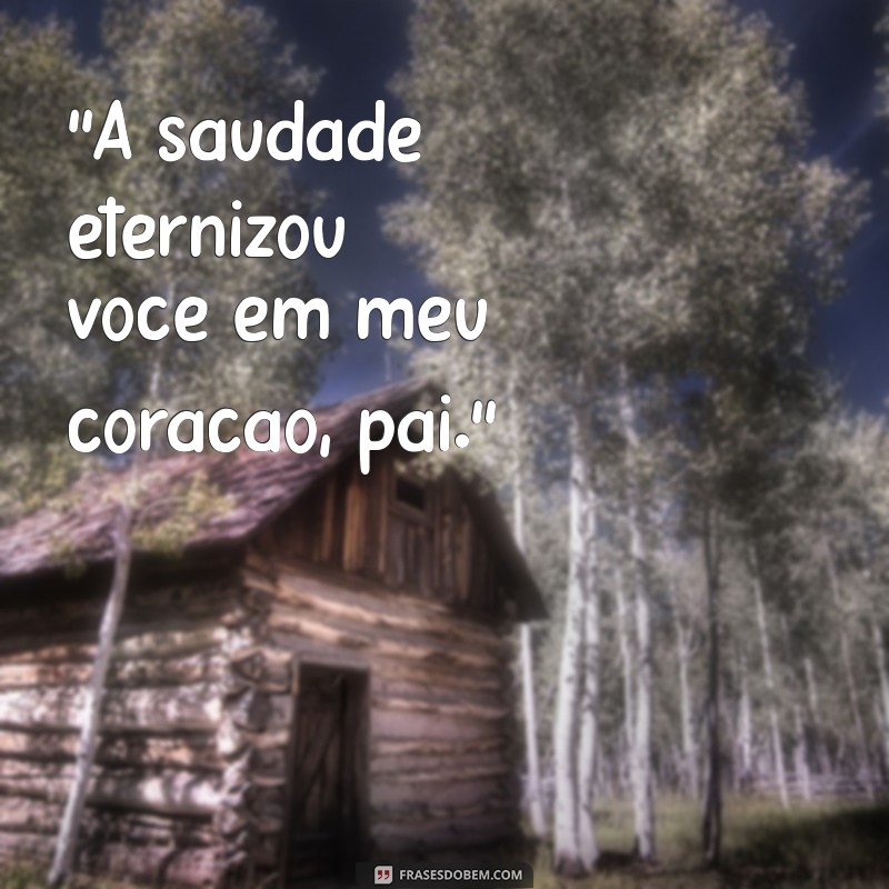 frases em homenagem ao pai falecido 