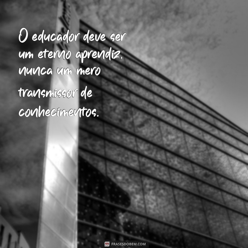 Descubra as melhores frases de educação de Paulo Freire para inspirar seu aprendizado 