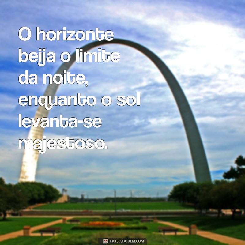 Poema Inspirador: A Beleza do Nascer do Sol 