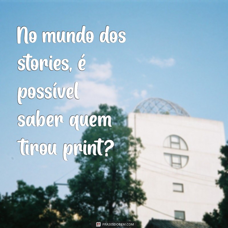 Como Descobrir Quem Tirou Print do Seu Story: É Possível? 