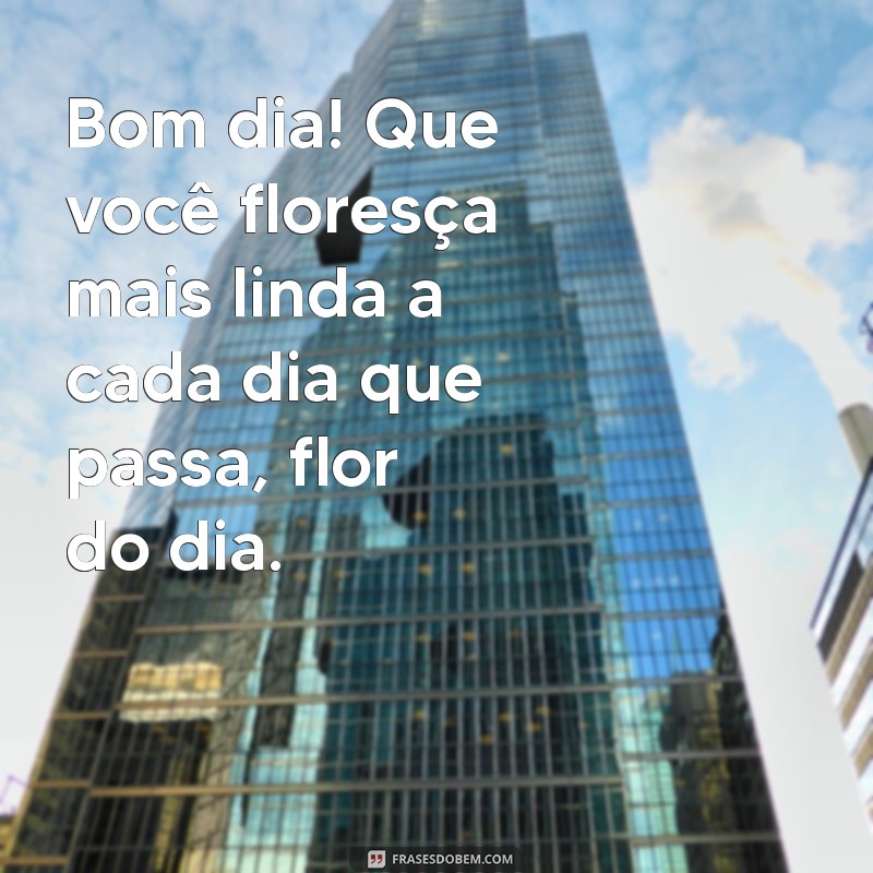 Mensagem de Bom Dia: Florescendo com Alegria e Positividade Diária 