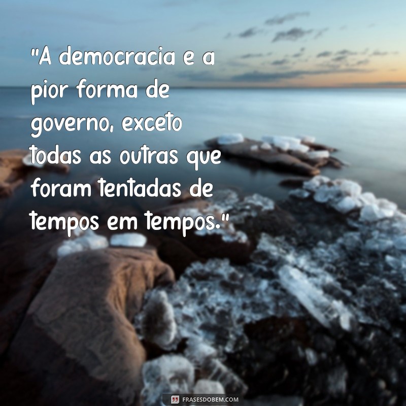 frases de churchill sobre democracia 