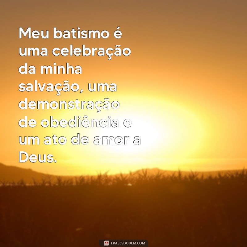 Descubra as melhores frases para o batismo evangélico e fortaleça sua fé! 