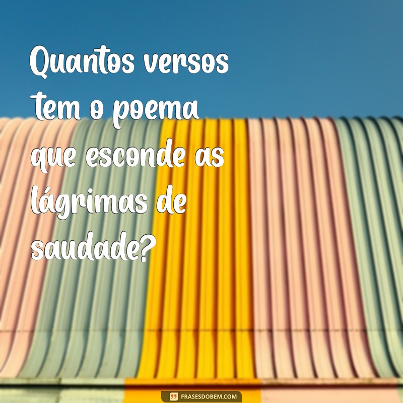 Descubra o Número de Versos em um Poema: Guia Completo 