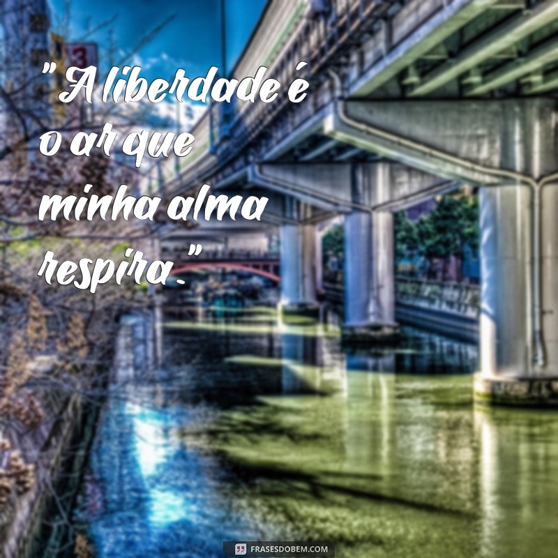 frases para foto liberdade 