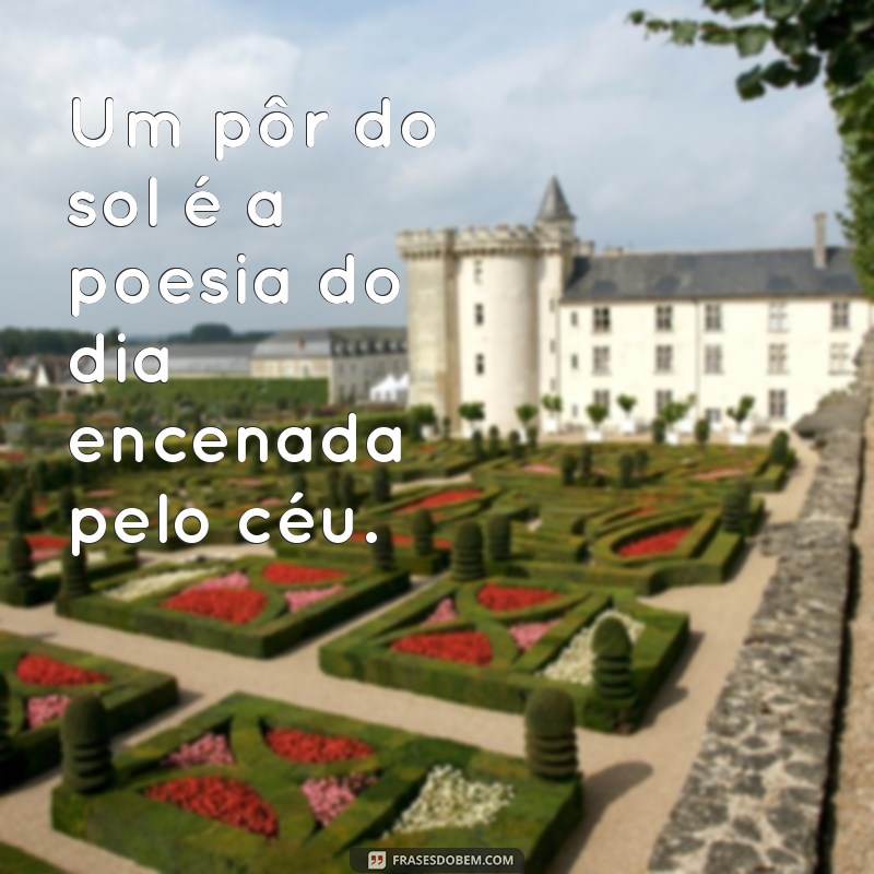 Frases Inspiradoras para Legendas de Pôr do Sol no Instagram 