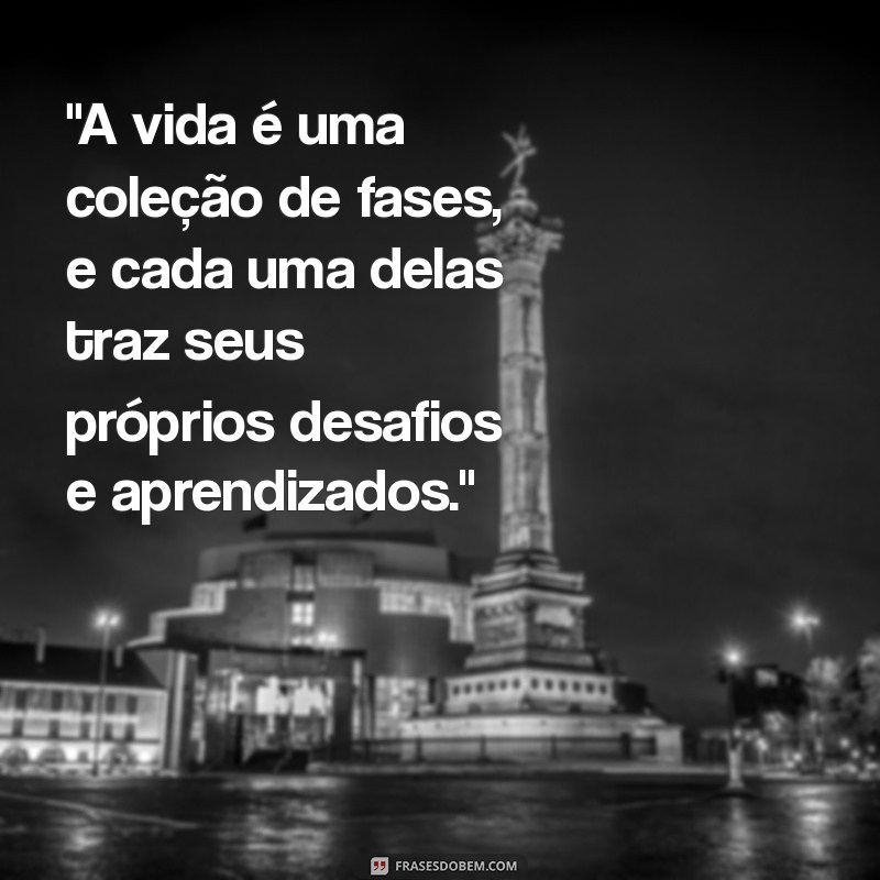 frases de fase da vida 