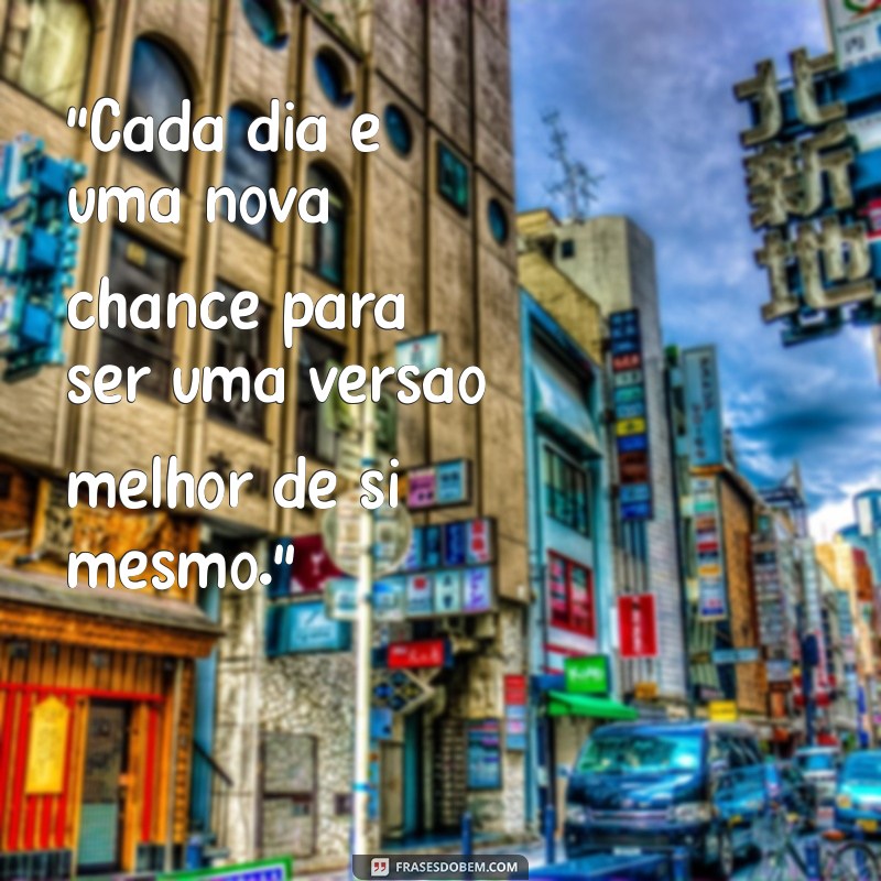 frases sobre ser melhor a cada dia 