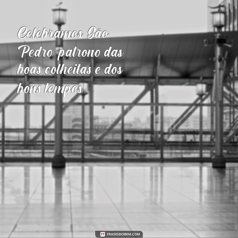 Frases Inspiradoras para Celebrar São Pedro 