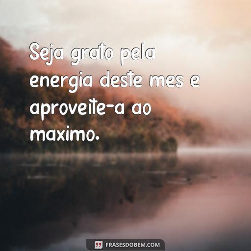 Frases de Alegria e Inspiração para o Mês de Dezembro Seja grato pela energia deste mês e aproveite-a ao máximo.