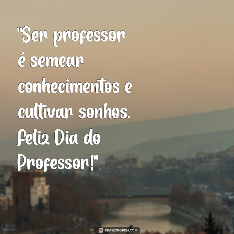 texto dia do professor 