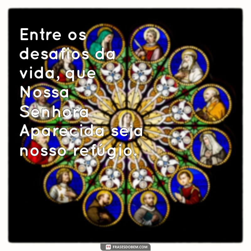 Mensagens Inspiradoras com Imagens de Nossa Senhora Aparecida 