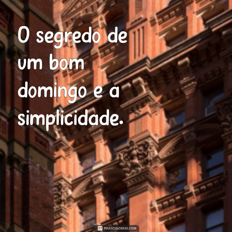 Frases Inspiradoras para Aproveitar o Domingo ao Máximo 