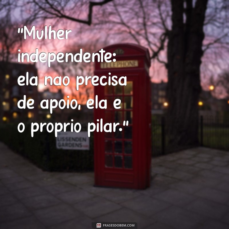 frases pra mulher independente 