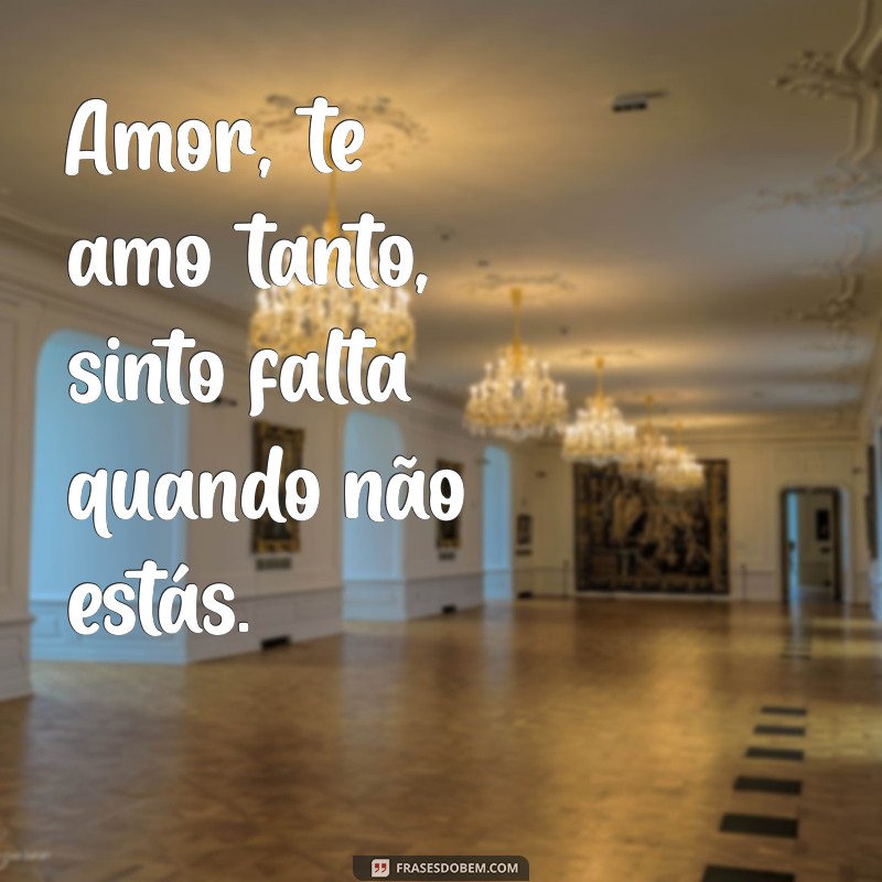 Amor: Expressando o Quanto Eu Te Amo 