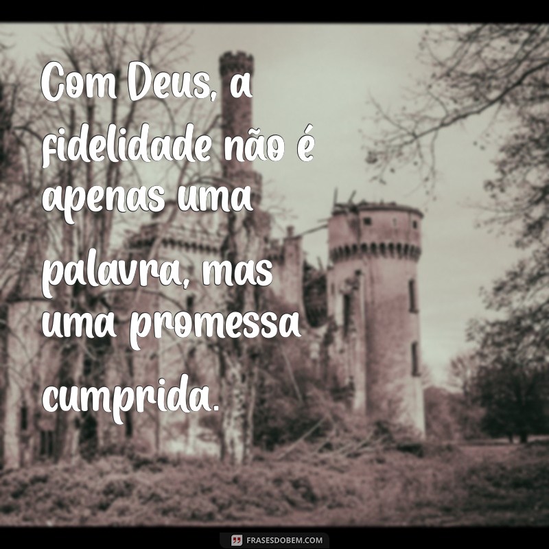 Frases Inspiradoras: A Fidelidade de Deus em Palavras 