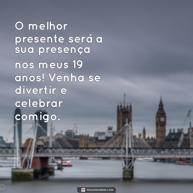 Convites Criativos para Aniversário de 19 Anos Feminino: Inspirações e Dicas 