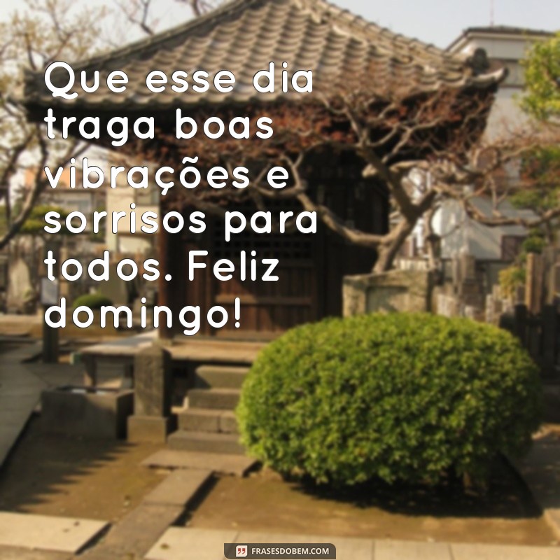 Encante seus amigos no WhatsApp com frases de Feliz Domingo! 