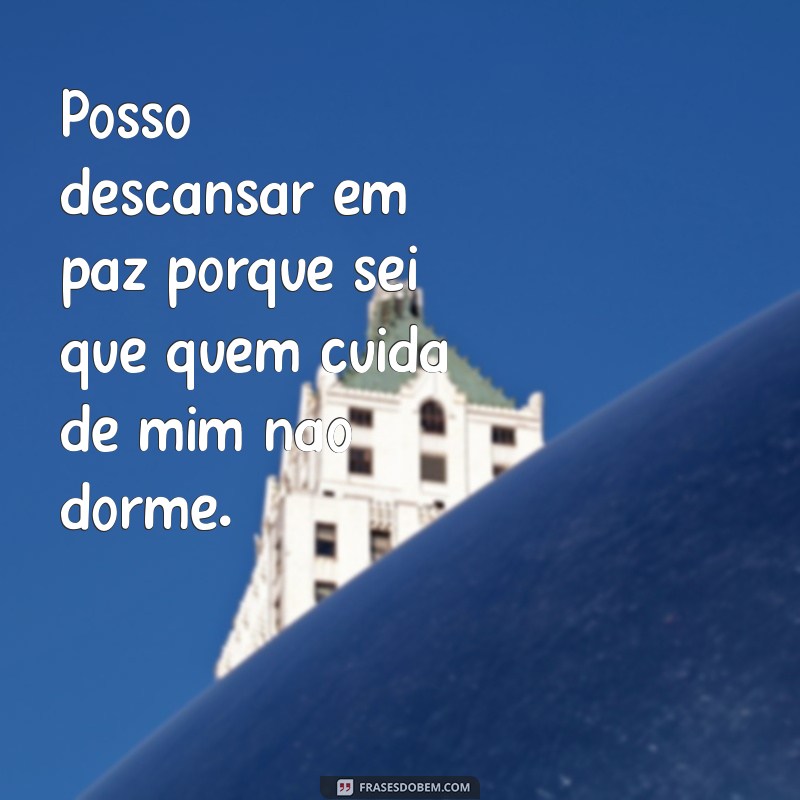 Quem Cuida de Mim Não Dorme: Mensagens de Gratidão e Cuidado 