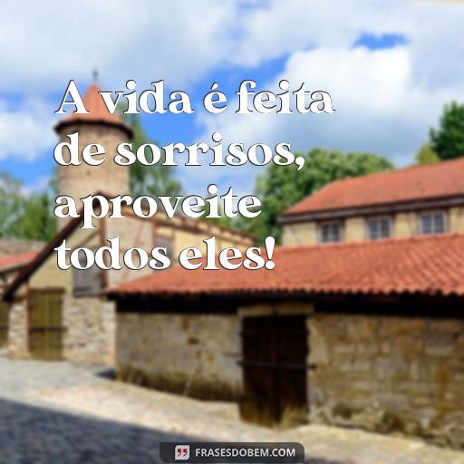 20 Frases Curtas de Sorriso Para Usar em Seu Status no Facebook e WhatsApp A vida é feita de sorrisos, aproveite todos eles!