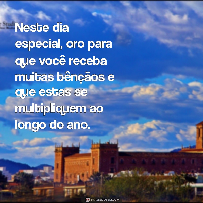 Mensagem de Aniversário Inspiradora para Irmão da Igreja: Celebre com Fé e Amor 