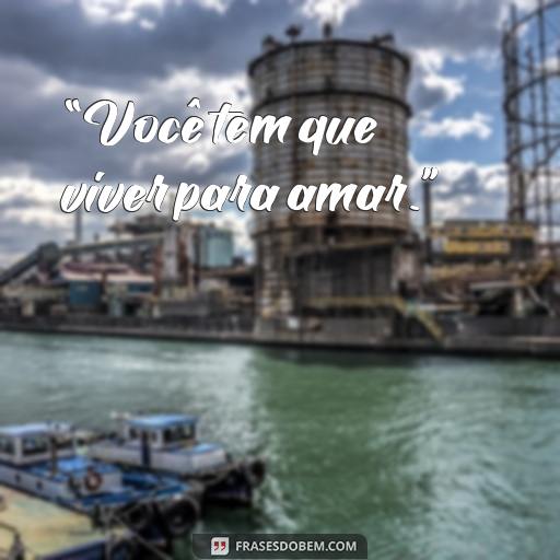 Frases Inspiradoras de Paulo Coelho sobre a Vida “Você tem que viver para amar.”