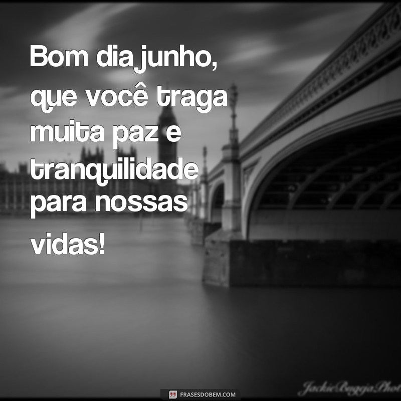 Descubra as melhores frases para começar o mês de junho com positividade! 