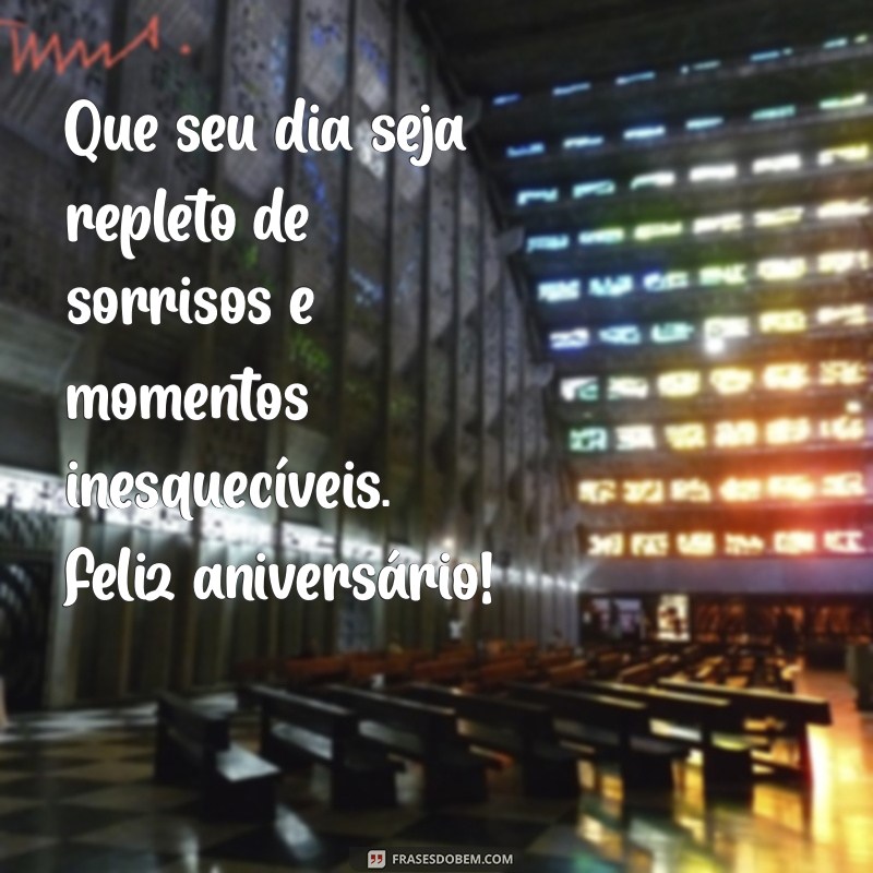 feliz aniversário imagem Que seu dia seja repleto de sorrisos e momentos inesquecíveis. Feliz aniversário!