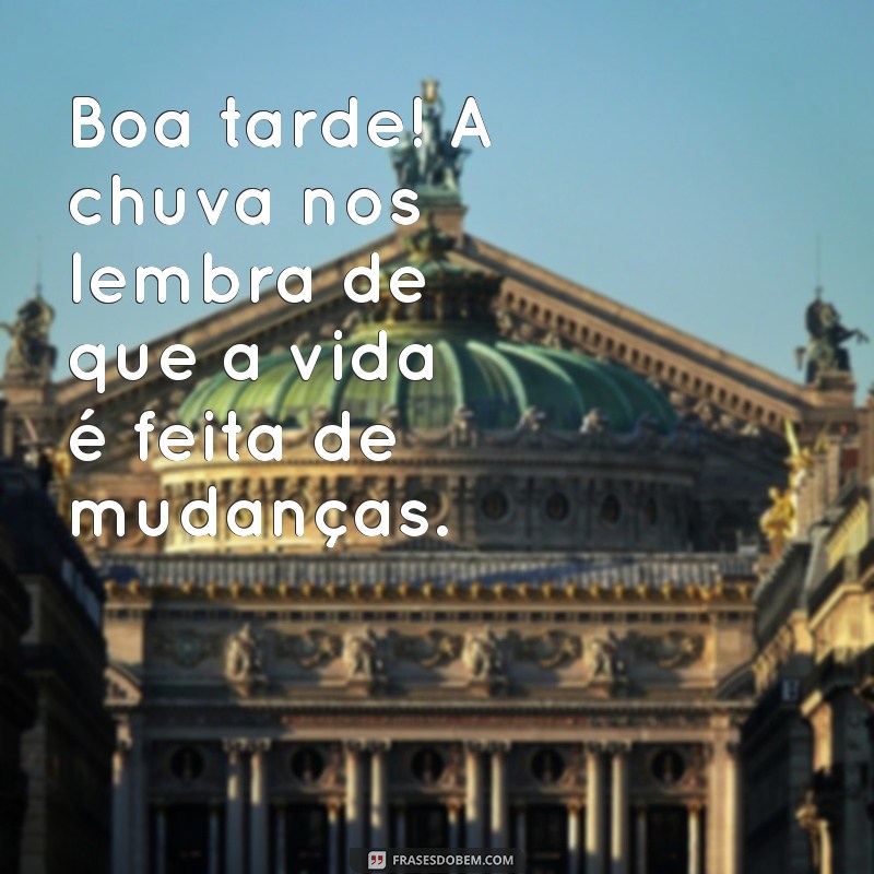 Como Aproveitar uma Boa Tarde Chuvosa: Dicas e Inspirações 