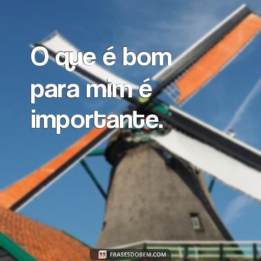 Descubra as Melhores Frases de Leonina para Revelar Sua Personalidade O que é bom para mim é importante.