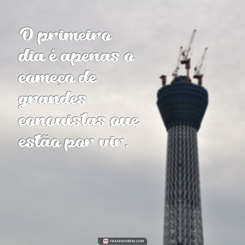 Frases Inspiradoras para o Primeiro Dia de Trabalho: Comece com o Pé Direito 