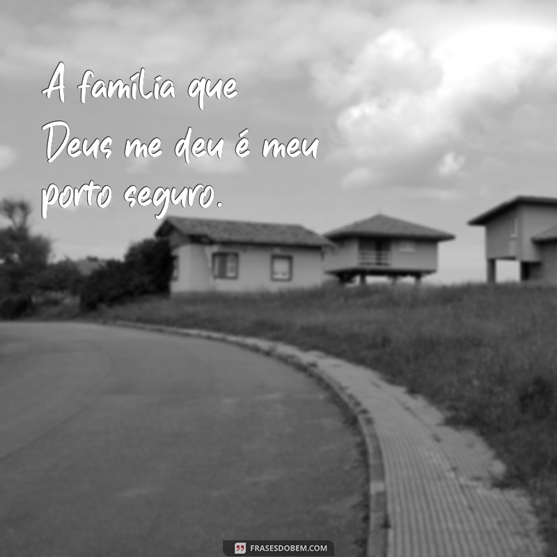 A Família que Deus Me Deu: Um Presente de Amor e União 