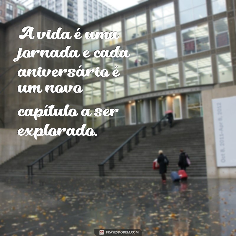 anive A vida é uma jornada e cada aniversário é um novo capítulo a ser explorado.