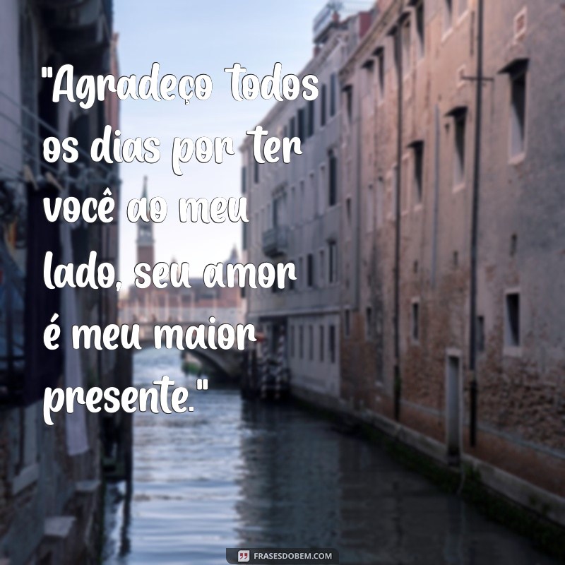 frases de agradecimento amor 