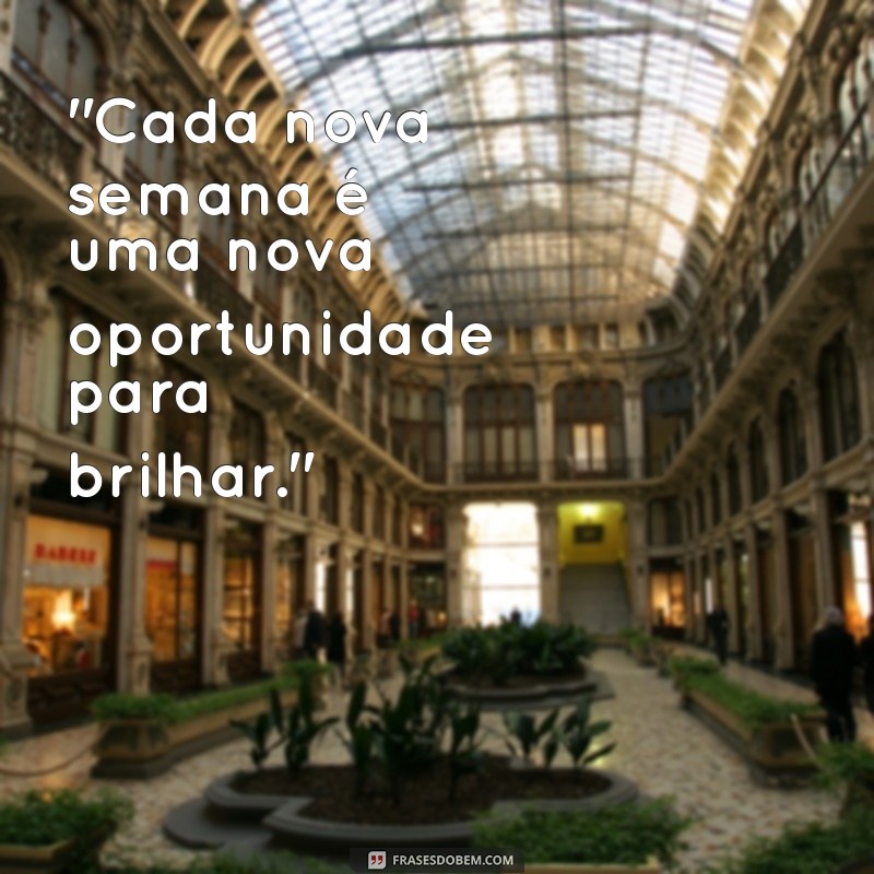 frases para iniciar semana 