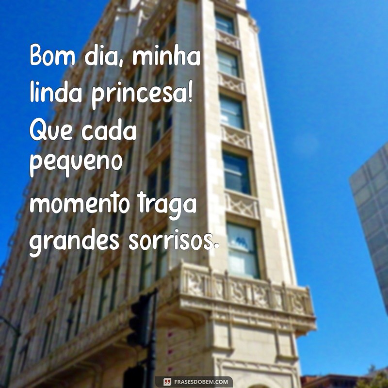 Bom Dia, Minha Linda Princesa: Mensagens Encantadoras para Começar o Dia 