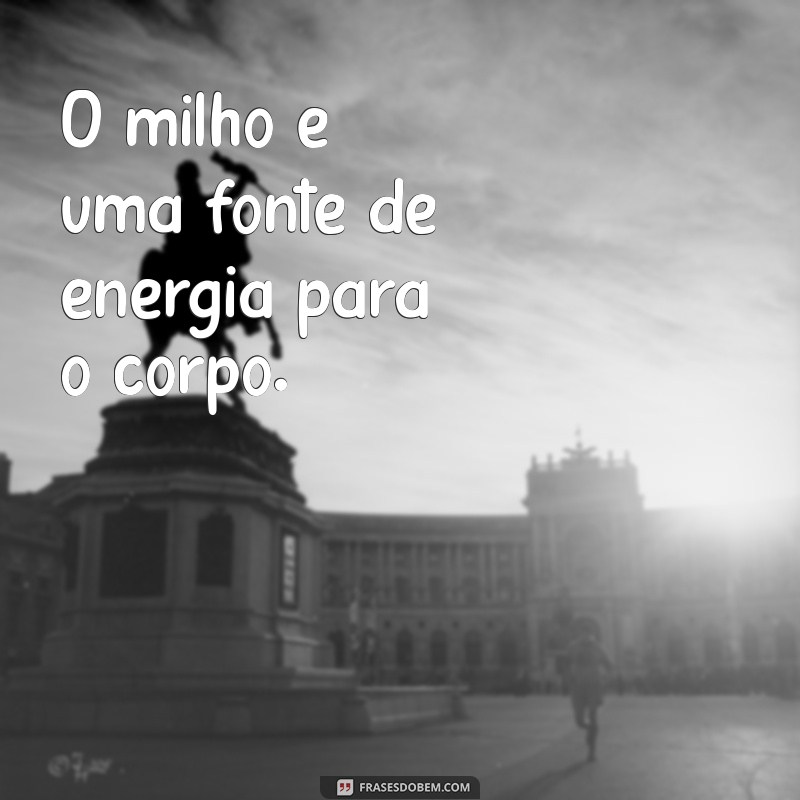 Frases Inspiradoras com a Palavra Milho: Descubra Mensagens Criativas e Reflexivas 