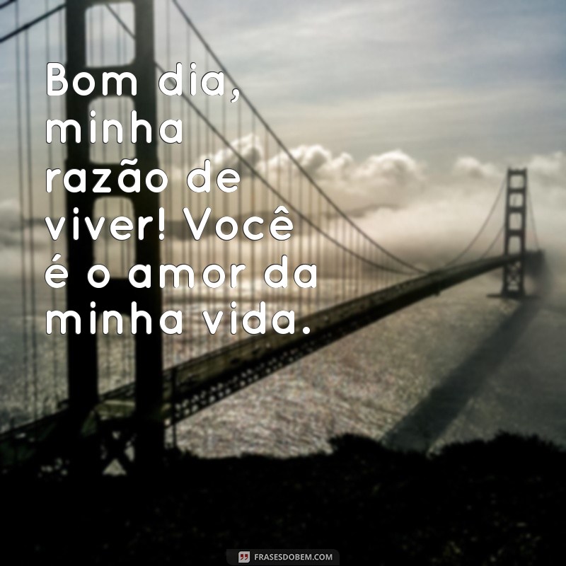 Bom Dia, Minha Vida: Frases de Amor para Começar o Dia com Alegria 