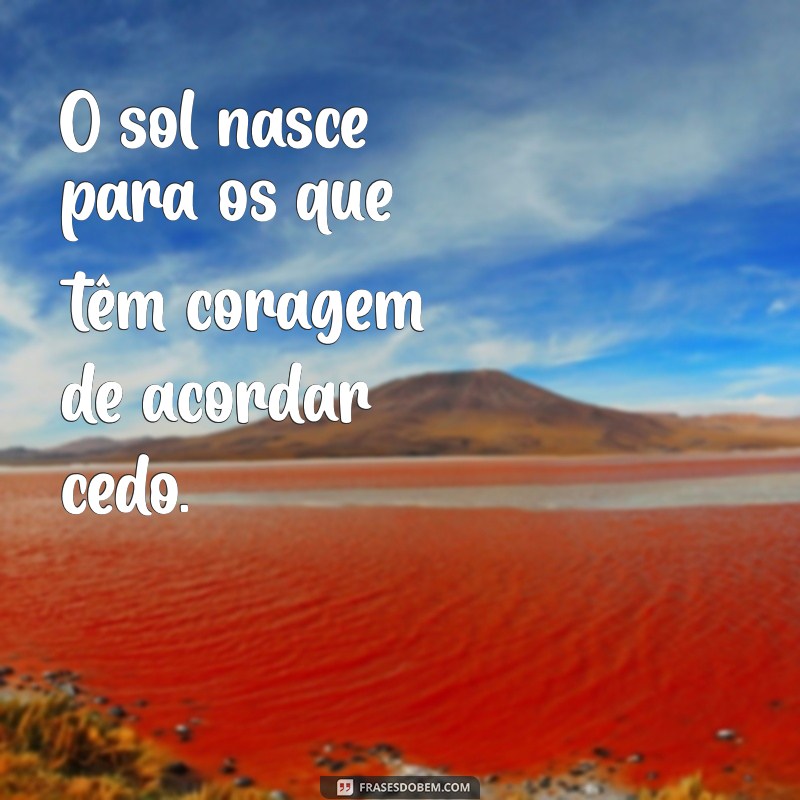 Frases Inspiradoras sobre Passarinhos: Acordando Cedo e Bebendo Água Limpa 