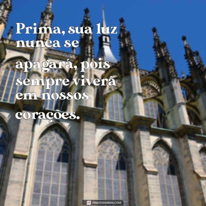 Mensagens de Luto para Prima: Conforto e Solidariedade em Momentos Difíceis 