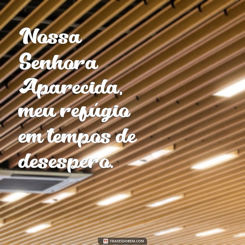 Frases Inspiradoras de Nossa Senhora Aparecida para Reflexão e Fé 