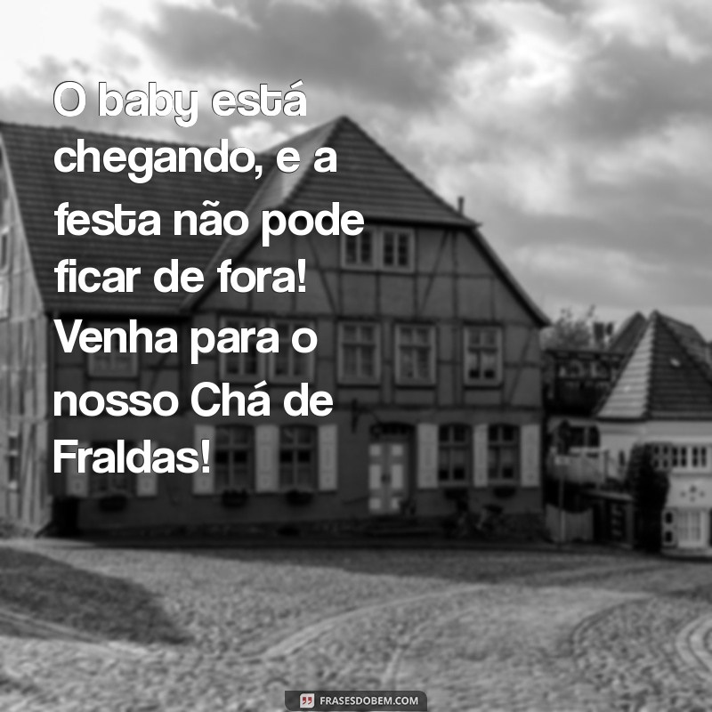 Como Criar Convites Criativos para Chá de Fraldas: Dicas e Inspirações 