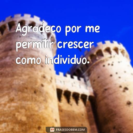 Gratidão: 30 Frases Para Expressar o Seu Agradecimento a Alguém Agradeço por me permitir crescer como indivíduo.