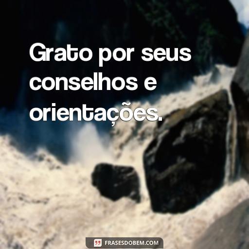 Gratidão: 30 Frases Para Expressar o Seu Agradecimento a Alguém Grato por seus conselhos e orientações.