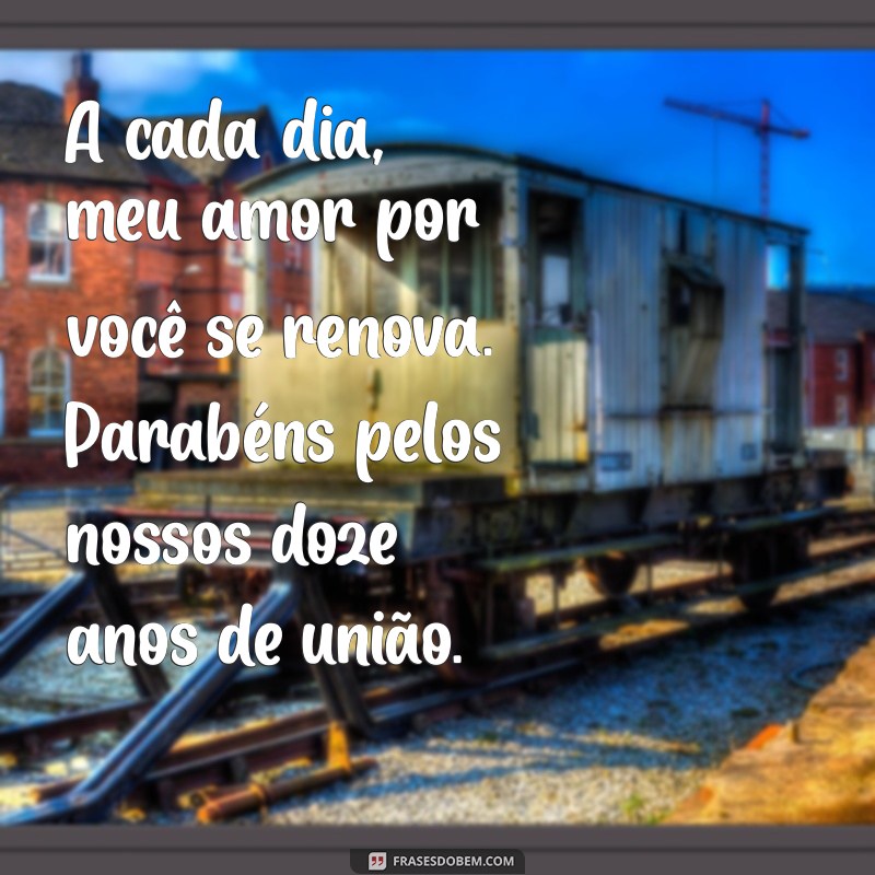 12 Mensagens Emocionantes para Celebrar 12 Anos de Casamento com Sua Esposa 