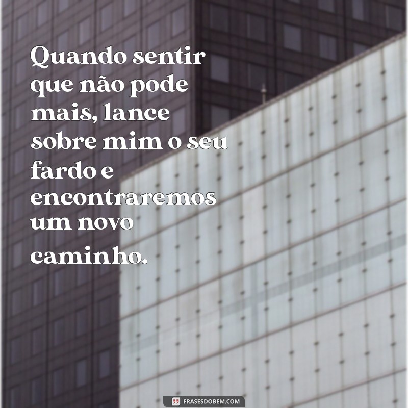 Como Superar Desafios: Lance Sobre Mim o Seu Fardo e Transforme sua Vida 